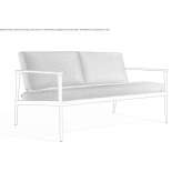 Sofa materiałowa 2-osobowa Hotamis