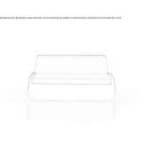 Two-seater polyethylene garden sofa with light Tire