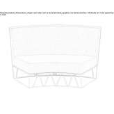 Modułowa sofa ogrodowa Grajduri