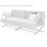 Batyline® 3-seater garden sofa Kumari