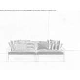 Fabric garden sofa Gundaroo