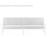 3-seater fabric garden sofa with removable cover Siggiewi