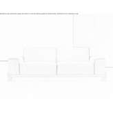 Dwuosobowa sofa ogrodowa z tkaniny Hawley