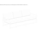Sofa ogrodowa Batyline® 3-osobowa na podstawie sanek Piscila