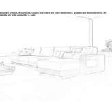 Segmentowa modułowa aluminiowa sofa ogrodowa Vrata