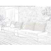 Modułowa metalowa sofa ogrodowa Nicholls