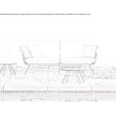 3-osobowa sofa ogrodowa Irschen