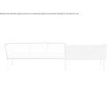 Modular fabric garden sofa Kollmar