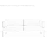 Dwuosobowa sofa ogrodowa Vinytex Arlanc