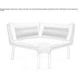 Narożna sofa modułowa Haanrade