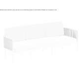 3-osobowa akrylowa sofa ogrodowa Lubon
