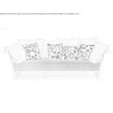 Aluminiowa sofa ogrodowa Palomas