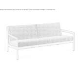 Two-seater fabric garden sofa Miazzina