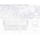3-seater garden sofa Saray