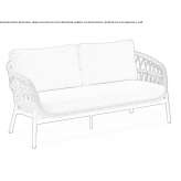 Rope and aluminum garden sofa Skadovsk