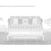 Fabric sofa Bellus