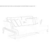 Sofa z tkaniny Bellus
