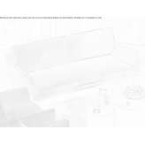 Two-seater fabric garden sofa Rantsila