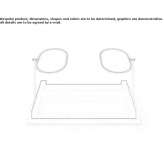 Modułowa dwustronna sofa ogrodowa z abażurem Pinerolo
