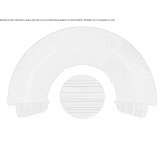 Sunbrella® sectional curved outdoor sofa Busevec