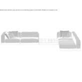 Modular sectional garden sofa made of polypropylene Fenain