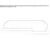 Sunbrella® sectional garden sofa with chaise longue Pinerolo