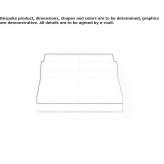 Modułowa dwustronna sofa ogrodowa z materiału Sunbrella® Pinerolo