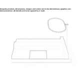 Modular double-sided sofa with umbrella and coffee table Pinerolo