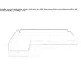 Sunbrella® corner sectional garden sofa Pinerolo