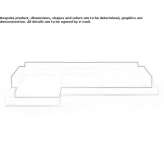 Sunbrella® sectional garden sofa with chaise longue Pinerolo