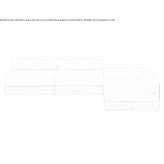 Sunbrella® corner sectional garden sofa Batabano