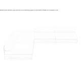 Sunbrella® corner sectional garden sofa Batabano
