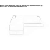Sunbrella® corner sectional garden sofa Pinerolo