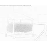 Garden armchair with armrests Mazapa