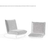 Fabric garden armchair/lounger Killeen