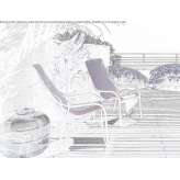 Garden armchair made of polypropylene, stackable Kulmbach
