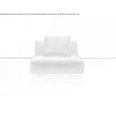 Fabric garden armchair Duverge