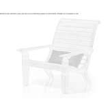 Teak garden armchair with armrests Tocopero