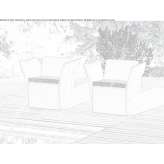 Poleasy® garden armchair Demigny