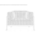 Textile garden armchair with armrests Pucara