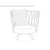 Garden armchair Gazzo