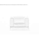 Textile garden armchair with armrests Presles