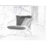 Garden armchair with armrests Irschen