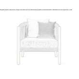 Rope garden chair with armrests Arpajon