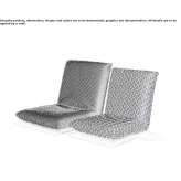 Fabric garden armchair Killeen