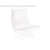 Swivel garden armchair made of fabric Killeen