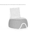 Fabric armchair Zarraton