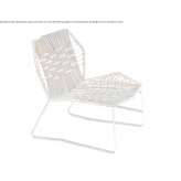 Armchair woven from polymer string Bobingen