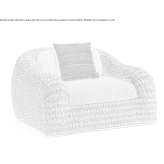 Rope garden chair with armrests Coruche