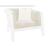 Textile garden armchair with armrests Vinhais